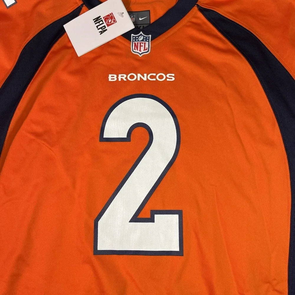Nwt Nike Denver Broncos Patrick Surtain‎ II #2 Authentic Jersey Orange Size XXXL